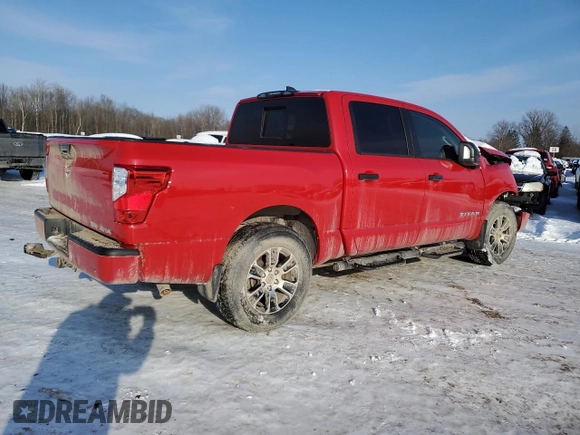 2024 Nissan Titan Pro-4X with VIN 1N6AA1ED6RN101155, listed as a Copart auction lot 41508525 with 16,622 mi miles and Salvage title. Bid and sale history available at DreamBid. Image 3.