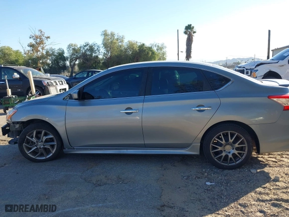 2013 Nissan Sentra SR with VIN 3N1AB7AP5DL666219, listed as a IAAI auction lot 41669972 with 205,718 mi miles. Bid and sale history available at carsss.com. Image 14.