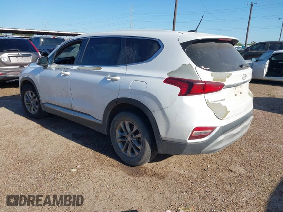 2019 Hyundai Santa Fe SE z VIN 5NMS23AD7KH058499, wystawiony jako IAAI lot #41963798 z przebiegiem Nie podano mil oraz . Historia ofert i sprzedaży dostępna na DreamBid. Obrazek 3.