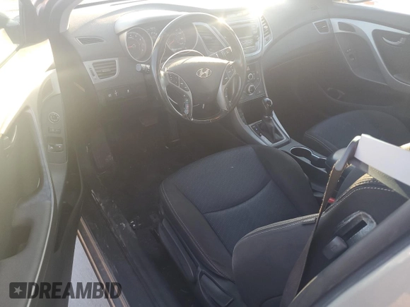 2014 Hyundai Elantra Coupe with VIN KMHDH6AH4EU029370, listed as a Copart auction lot 86693434 with 117,175 mi miles and Salvage Title. Bid and sale history available at carsss.com. Image 8.