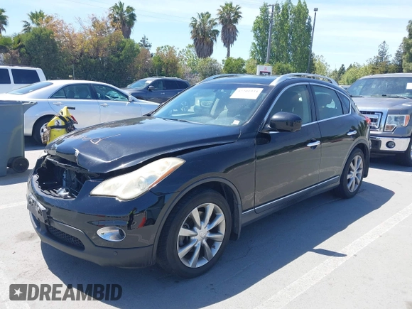 2012 Infiniti EX Journey with VIN JN1AJ0HR5CM451851, listed as a IAAI auction lot 42201934 with 71,931 mi miles. Bid and sale history available at carsss.com. Image 6.
