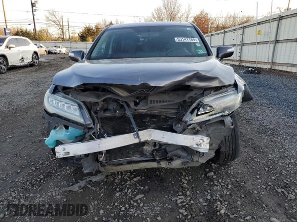 2017 Acura RDX w/Technology Pkg with VIN 5J8TB4H55HL006127, listed as a Copart auction lot 47921705 with 81,257 mi miles and Salvage Title. Bid and sale history available at carsss.com. Image 5.