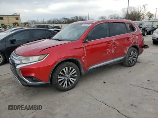 2020 Mitsubishi Outlander ES z VIN JA4AZ3A33LZ025571, wystawiony jako Copart lot #48955385 z przebiegiem 138 186 mil mil oraz Szkoda całkowita • Salvage title. Historia ofert i sprzedaży dostępna na DreamBid. Obrazek 1.