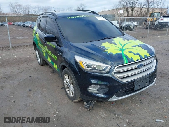 2018 Ford Escape SEL with VIN 1FMCU9HD2JUD30385, listed as a IAAI auction lot 41919203 with 160,868 mi miles. Bid and sale history available at carsss.com. Image 1.