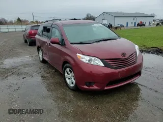 2015 Toyota Sienna LE AAS with VIN 5TDKK3DCXFS537375, listed as a Copart auction lot 51580235 with 77,389 mi miles and Salvage Title. Bid and sale history available at carsss.com. Image 11.