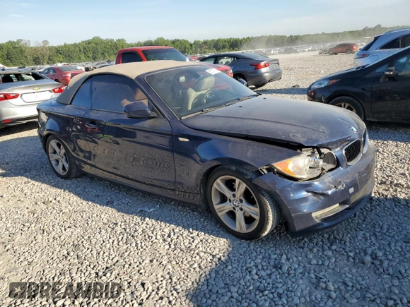 2010 BMW 1 Series 128i with VIN WBAUL7C5XAVJ78363, listed as a Copart auction lot 58774774 with 206,569 mi miles and Clean title. Bid and sale history available at DreamBid. Image 4.