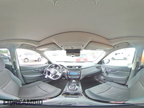 2017 Nissan Rogue SV with VIN 5N1AT2MVXHC747821, listed as a Copart auction lot 60855115 with 170,842 mi miles and Salvage title. Bid and sale history available at DreamBid. Image 15.