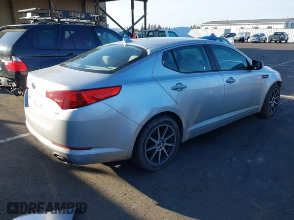 2012 Kia Optima LX with VIN KNAGM4A70C5282666, listed as a IAAI auction lot 41756098 with Not Provided miles and . Bid and sale history available at carsss.com. Image 4.
