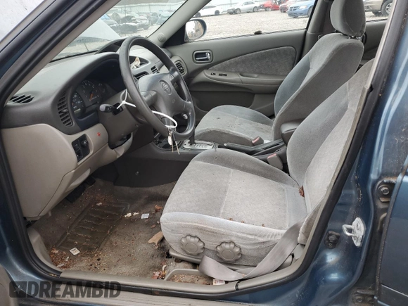 2002 Nissan Sentra GXE z VIN 3N1CB51D32L649659, wystawiony jako Copart lot #85820784 z przebiegiem 201 084 mil mil oraz Szkoda całkowita • Salvage title. Historia ofert i sprzedaży dostępna na DreamBid. Obrazek 7.