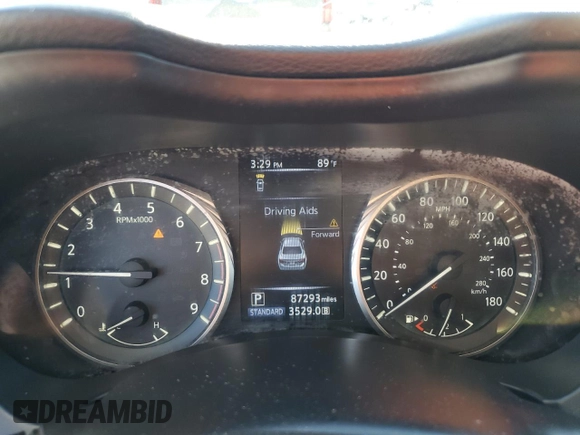 2021 Infiniti Q50 Pure with VIN JN1EV7AP6MM701378, listed as a Copart auction lot 43383655 with 87,293 mi miles and Salvage title. Bid and sale history available at DreamBid. Image 9.
