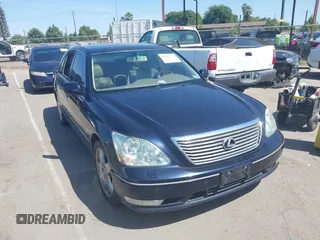 2005 Lexus LS 430 z VIN JTHBN36F655028515, wystawiony jako IAAI lot #42369754 z przebiegiem 166 021 mil mil oraz . Historia ofert i sprzedaży dostępna na DreamBid. Obrazek 1.