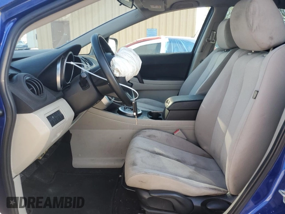 2007 Mazda CX-7 Sport with VIN JM3ER293370118596, listed as a Copart auction lot 53685115 with 195,995 mi miles and Salvage Title. Bid and sale history available at carsss.com. Image 7.