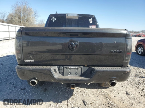 2018 Ram 1500 Big Horn with VIN 1C6RR7LT3JS164464, listed as a Copart auction lot 49273195 with 128,019 mi miles and Salvage Title. Bid and sale history available at carsss.com. Image 6.