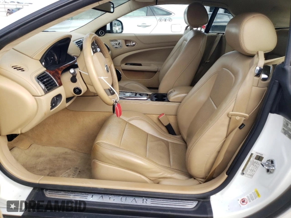 2011 Jaguar XK with VIN SAJWA4GB7BLB39635, listed as a Copart auction lot 42473045 with 36,187 mi miles and Salvage Title. Bid and sale history available at carsss.com. Image 7.