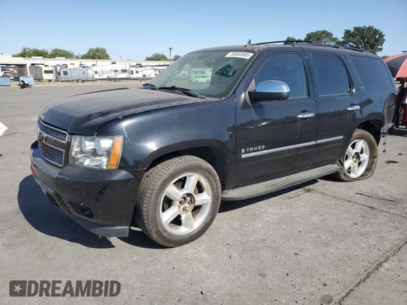 2009 Chevrolet Tahoe LTZ with VIN 1GNFK33089R139455, listed as a Copart auction lot 58953995 with 176,029 mi miles and Salvage title. Bid and sale history available at DreamBid. Image 1.