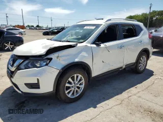 2017 Nissan Rogue SV with VIN KNMAT2MV7HP543653, listed as a Copart auction lot 54746125 with 184,086 mi miles and Salvage title. Bid and sale history available at DreamBid. Image 1.