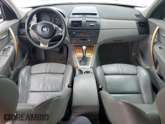 2006 BMW X3 3.0i with VIN WBXPA93486WG81891, listed as a Copart auction lot 52623155 with 217,793 mi miles and Salvage Title. Bid and sale history available at carsss.com. Image 8.