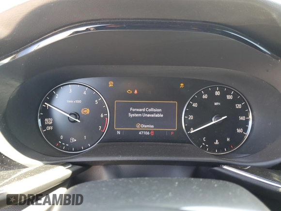 2022 Buick Envision Preferred with VIN LRBAZLR49ND020277, listed as a Copart auction lot 69142684 with 47,106 mi miles and Non Repairable. Bid and sale history available at DreamBid. Image 9.