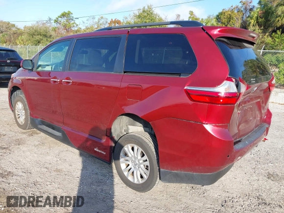 2016 Toyota Sienna XLE with VIN 5TDYK3DC8GS701072, listed as a IAAI auction lot 41154795 with 52,600 mi miles and . Bid and sale history available at DreamBid. Image 3.