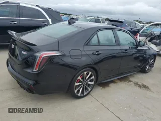 2023 Cadillac CT4-V Blackwing z VIN 1G6DL5RP9P0460034, wystawiony jako Copart lot #74655204 z przebiegiem Nie podano mil oraz Szkody całkowita. Historia ofert i sprzedaży dostępna na DreamBid. Obrazek 3.