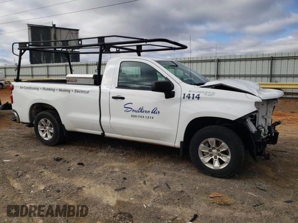 2021 Chevrolet Silverado 1500 Work Truck with VIN 3GCNWAEF5MG250973, listed as a Copart auction lot 47403095 with 78,301 mi miles and Salvage Title. Bid and sale history available at carsss.com. Image 4.