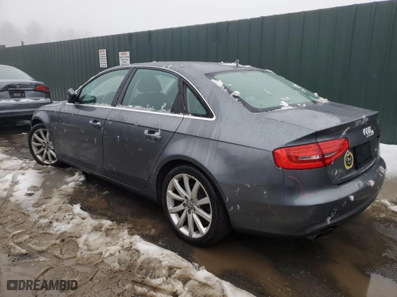 2013 Audi A4 Premium Plus with VIN WAUHFAFL4DN045649, listed as a Copart auction lot 44626585 with 155,490 mi miles and Salvage Title. Bid and sale history available at carsss.com. Image 2.