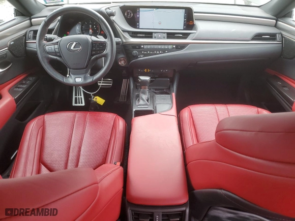 2019 Lexus ES with VIN 58ABZ1B18KU006381, listed as a Copart auction lot 53826425 with 44,501 mi miles and Salvage Title. Bid and sale history available at carsss.com. Image 8.
