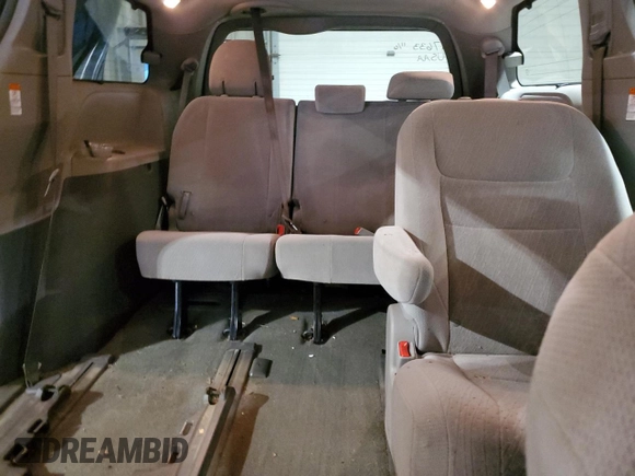 2016 Toyota Sienna LE with VIN 5TDJK3DC1GS130722, listed as a Copart auction lot 80244024 with 129,602 mi miles and Salvage Title. Bid and sale history available at carsss.com. Image 10.