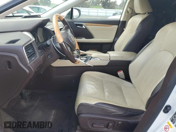 2017 Lexus RX 350 with VIN JTJBZMCAXH2024782, listed as a Copart auction lot 50344555 with 103,270 mi miles and Salvage title. Bid and sale history available at DreamBid. Image 7.