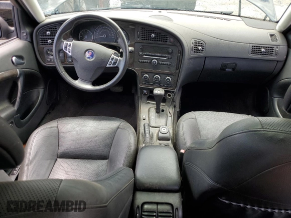 2009 Saab 9-5 with VIN YS3ED59GX93501599, listed as a Copart auction lot 66420834 with 187,953 mi miles and Salvage Title. Bid and sale history available at carsss.com. Image 8.