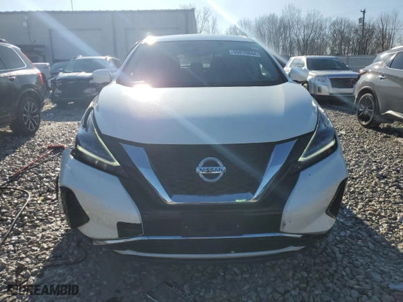 2022 Nissan Murano S with VIN 5N1AZ2AS6NC119100, listed as a Copart auction lot 86615944 with 61,319 mi miles and Salvage Title. Bid and sale history available at carsss.com. Image 5.