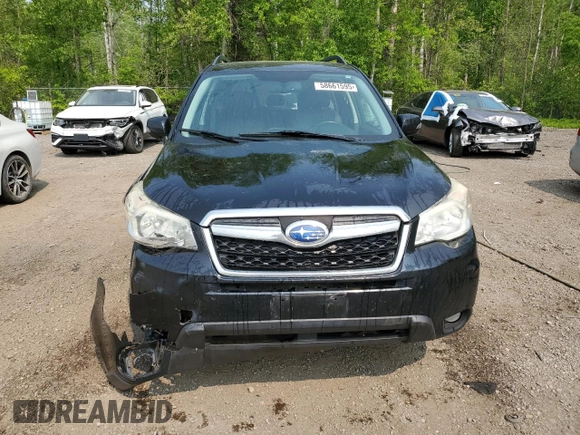 2014 Subaru Forester with VIN JF2SJCLC2EH418857, listed as a Copart auction lot 58661595 with 216,716 mi miles and Clean title. Bid and sale history available at DreamBid. Image 5.