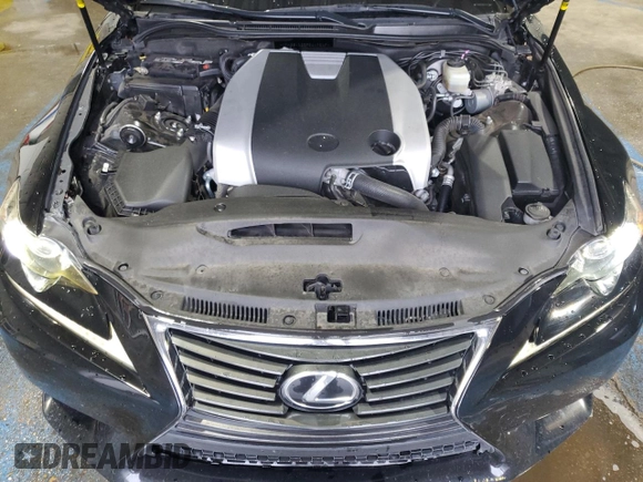 2015 Lexus IS 350 with VIN JTHBE1D23F5019809, listed as a Copart auction lot 83851034 with 109,250 mi miles and Salvage title. Bid and sale history available at DreamBid. Image 11.