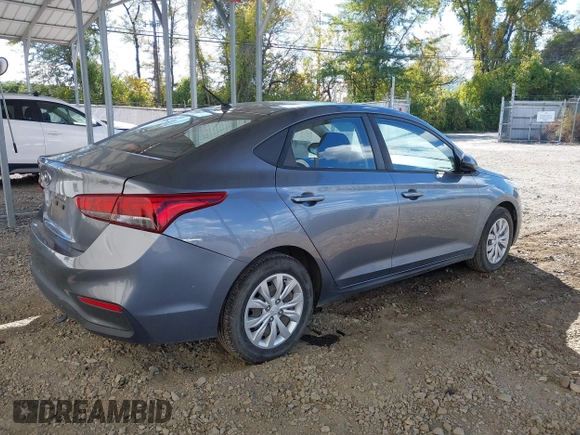 2019 Hyundai Accent SE with VIN 3KPC24A34KE087144, listed as a IAAI auction lot 40611683 with 86,276 mi miles. Bid and sale history available at carsss.com. Image 4.