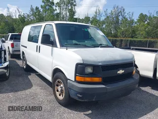 2012 Chevrolet Express Cargo with VIN 1GCSGAFX6C1143077, listed as a IAAI auction lot 42346840 with 223,594 mi miles and . Bid and sale history available at DreamBid. Image 1.