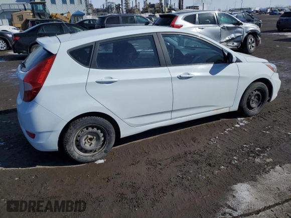 2016 Hyundai Accent SE with VIN KMHCT5AE5GU238520, listed as a Copart auction lot 47424015 with 222,125 mi miles and Salvage Title. Bid and sale history available at carsss.com. Image 3.