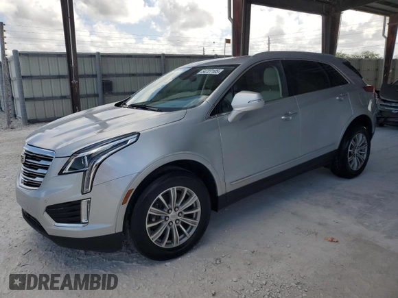 2019 Cadillac XT5 Luxury FWD with VIN 1GYKNCRSXKZ167345, listed as a Copart auction lot 54727105 with Not Provided miles and Salvage Title. Bid and sale history available at DreamBid. Image 1.
