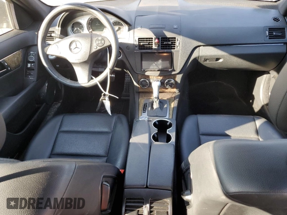 2008 Mercedes-Benz C 350 Sport with VIN WDDGF56X68F165483, listed as a Copart auction lot 43934344 with 109,454 mi miles and Salvage Title. Bid and sale history available at DreamBid. Image 8.