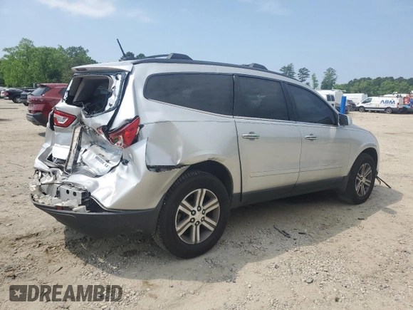 2016 Chevrolet Traverse LT z VIN 1GNKRGKD6GJ136586, wystawiony jako Copart lot #55049905 z przebiegiem 124 681 mil mil oraz Szkoda całkowita • Salvage title. Historia ofert i sprzedaży dostępna na DreamBid. Obrazek 3.