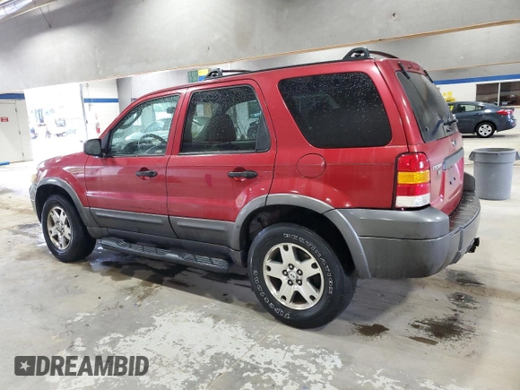 2005 Ford Escape XLT with VIN 1FMYU93115KA57475, listed as a Copart auction lot 51504325 with 165,235 mi miles and Salvage Title. Bid and sale history available at carsss.com. Image 2.
