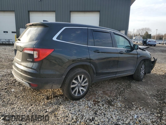 2021 Honda Pilot EX-L with VIN 5FNYF6H51MB011648, listed as a Copart auction lot 49216915 with Not Provided miles and Non Repairable. Bid and sale history available at DreamBid. Image 3.