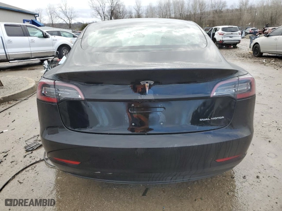2018 Tesla Model 3 Long Range Battery with VIN 5YJ3E1EB6JF086559, listed as a Copart auction lot 43235425 with 82,064 mi miles and Salvage Title. Bid and sale history available at carsss.com. Image 6.