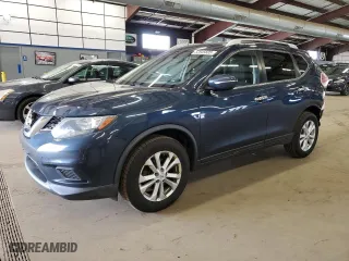 2015 Nissan Rogue S with VIN KNMAT2MV9FP529962, listed as a Copart auction lot 52845605 with 144,151 mi miles and Clean Title. Bid and sale history available at carsss.com. Image 1.