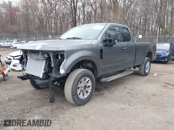 2021 Ford Super Duty F-250 SRW XL with VIN 1FT7X2B63MEC04131, listed as a IAAI auction lot 41864148 with 129,452 mi miles. Bid and sale history available at carsss.com. Image 17.