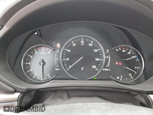 2021 Mazda CX-5 Grand Touring Reserve with VIN JM3KFBAY3M0315640, listed as a Copart auction lot 51004955 with 21,981 mi miles and Salvage Title. Bid and sale history available at DreamBid. Image 9.