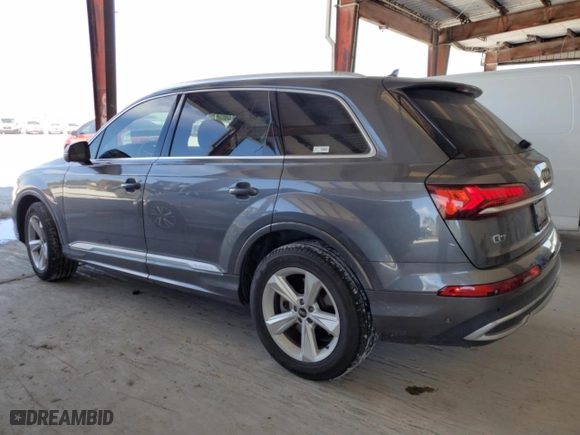 2021 Audi Q7 Premium with VIN WA1AJAF77MD029807, listed as a Copart auction lot 49939595 with 66,559 mi miles and Salvage Title. Bid and sale history available at carsss.com. Image 2.