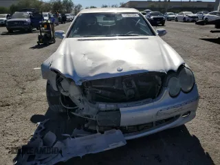 2003 Mercedes-Benz CLK 320 with VIN WDBTJ65J43F018421, listed as a Copart auction lot 77991554 with 198,225 mi miles and Salvage Title. Bid and sale history available at DreamBid. Image 5.