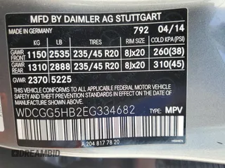 2014 Mercedes-Benz GLK 350 with VIN WDCGG5HB2EG334682, listed as a Copart auction lot 72395834 with 198,419 mi miles and Salvage Title. Bid and sale history available at DreamBid. Image 13.