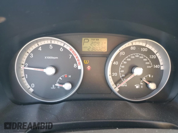 2008 Hyundai Accent GLS with VIN KMHCN46C68U190250, listed as a Copart auction lot 74148834 with 238,025 mi miles and Salvage Title. Bid and sale history available at carsss.com. Image 9.
