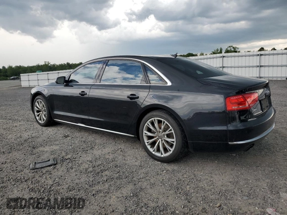 2013 Audi A8 3.0L z VIN WAURGAFD3DN029985, wystawiony jako Copart lot #60536355 z przebiegiem 198 176 mil mil oraz Czysty tytuł • Clean title. Historia ofert i sprzedaży dostępna na DreamBid. Obrazek 2.